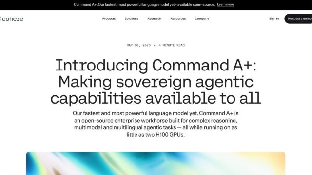 Introducing Command A+: A Game-Changer f