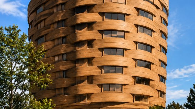 Unique Seven-Story Basket Building Hits 